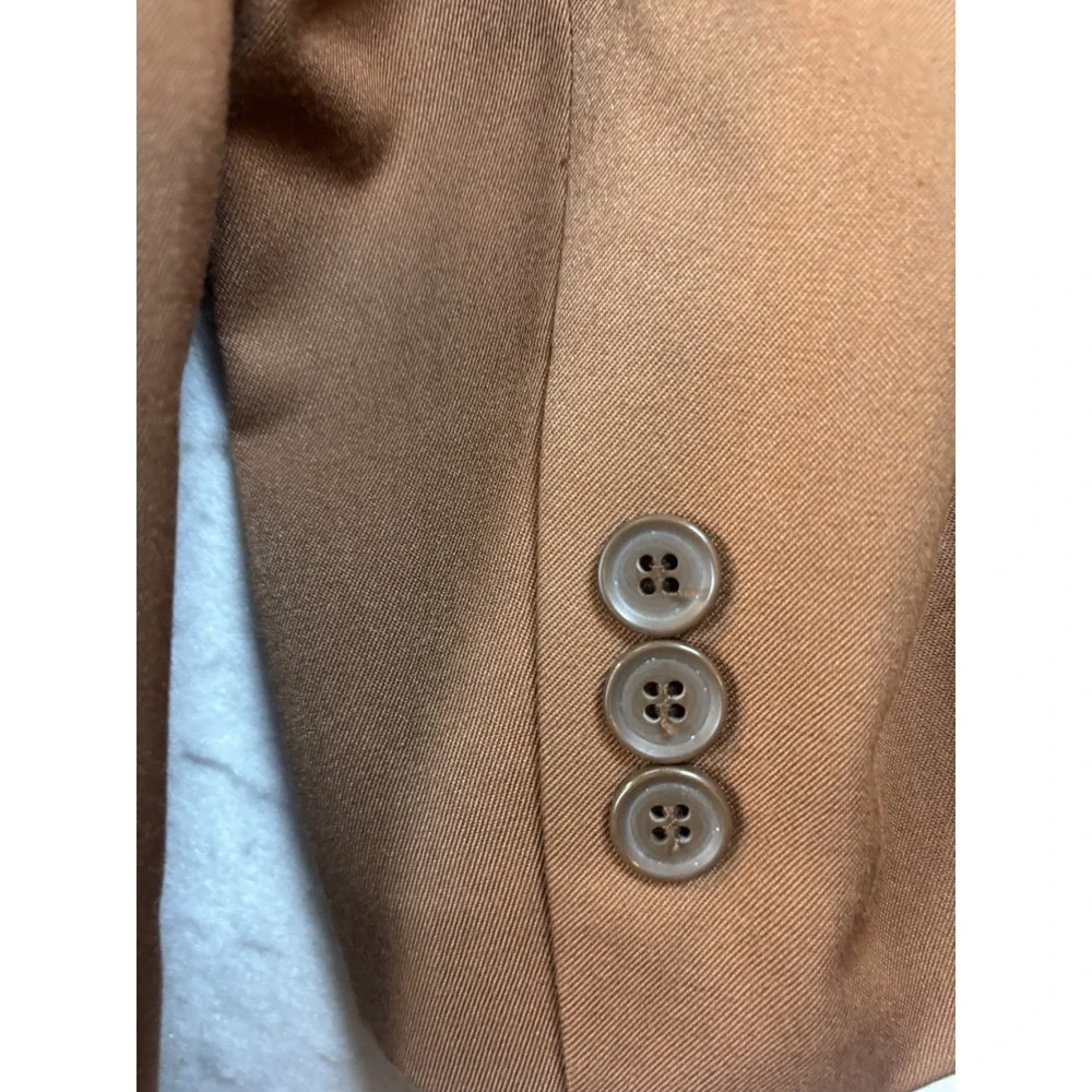 SoHo Collection Suit Jacket & Vest 54R Big & Tall Poly Blend Rust
